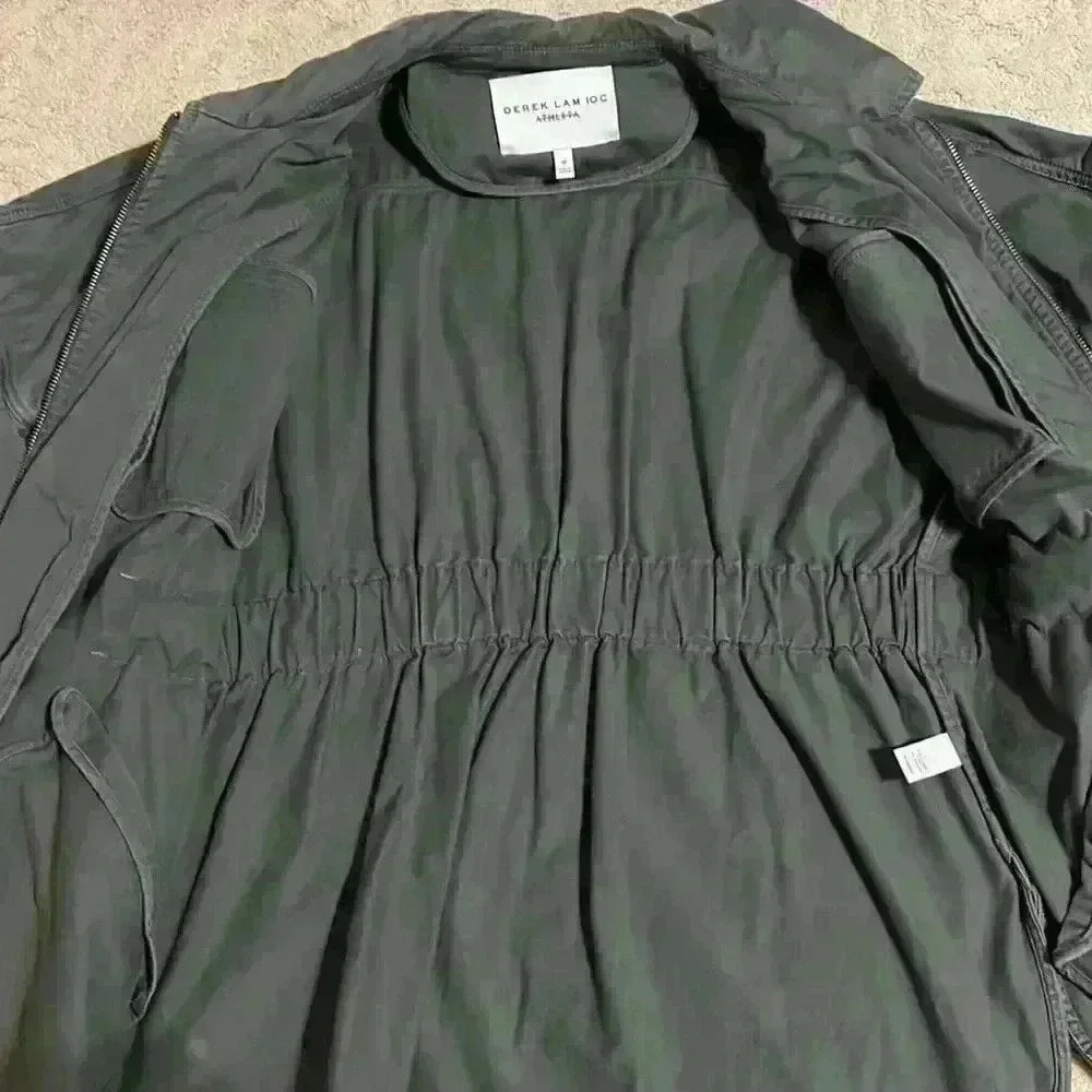 Athleta x Derek Lam  Greenwich Utility Jacket size Medium army green - Picture 6 of 10